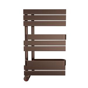 Tribeca 19.9 (in.) Triple Wall-Mounted Electric Hardwire Towel Warmer in Brushed Bronze