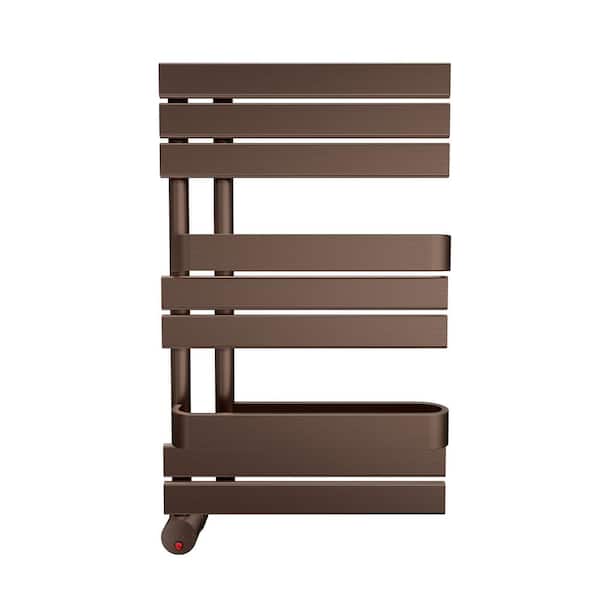 Mr. Steam Tribeca 19.9 (in.) Triple Wall-Mounted Electric Hardwire Towel Warmer in Brushed Bronze