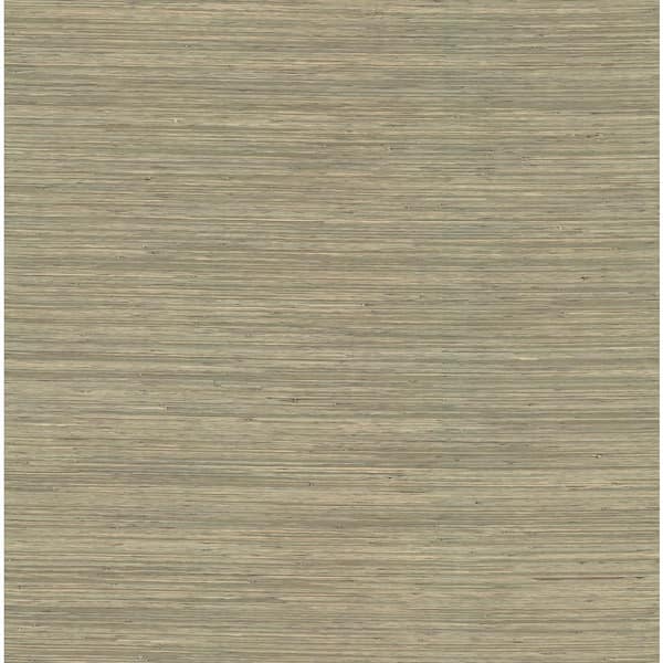 A-Street Prints Reynier Green Hemp Non-Pasted Wallpaper Sample