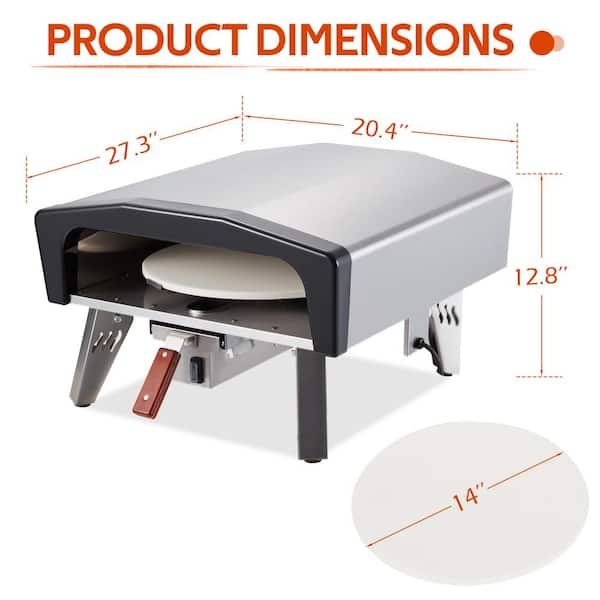 4 in. Outdoor Professional Grilling Stove with Motorized