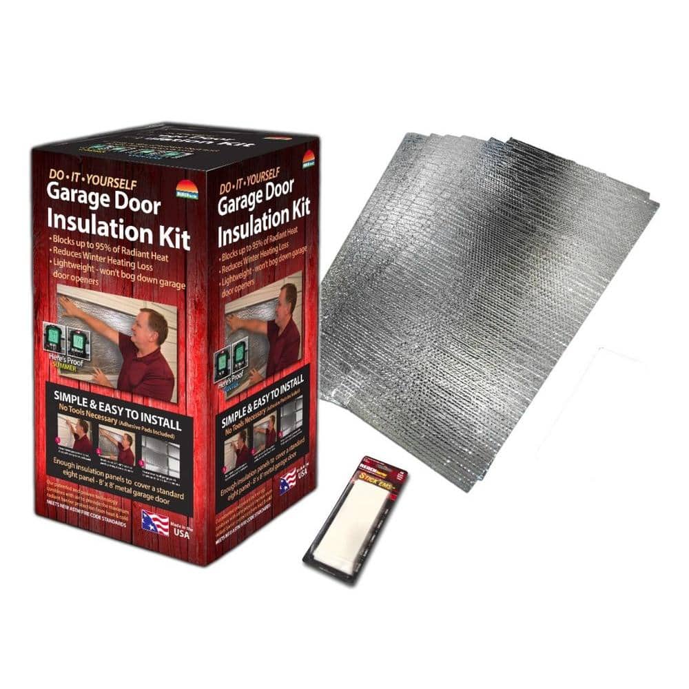 3mm Heat Reflective Reflector Bubble SuperFOIL Garage Door Insulation Kit 6sqm 