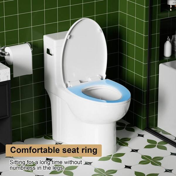 SANFANGIE SRB003 12 inch floor-mounted 1-piece 1.28 GPF Single