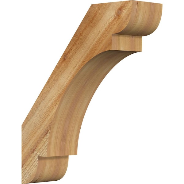 6"W x 20"D x 24"H Olympic Rough Sawn Knee Brace, Western Red Cedar