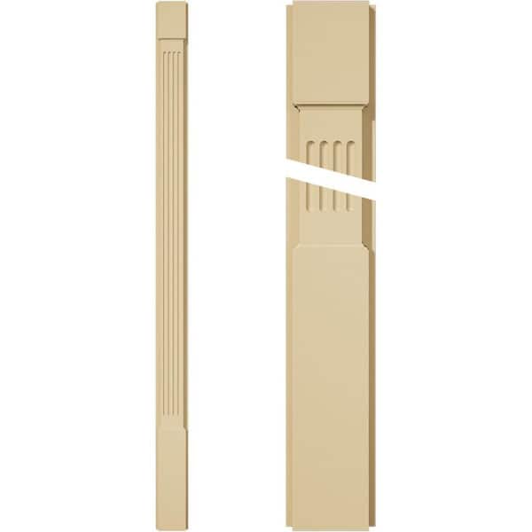 2 in. D x 5 in. W x 82 in. L Primed Polyurethane Pilaster 1- Pack