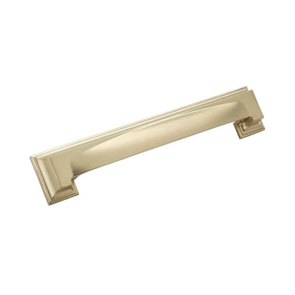 Amerock Appoint 5-1/16 in. or 6-5/16 in. (128 mm & 160 mm) Golden Champagne Cabinet Drawer Pull