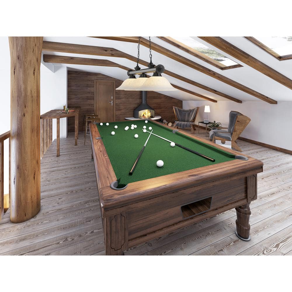 Bronze Plated 3-Light Billiard Pendant with Glass Shades