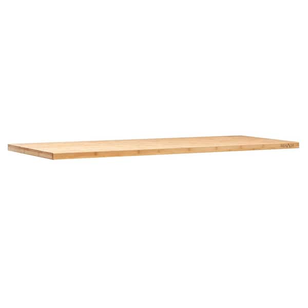 NewAge Products Pro Series 7 ft. Bamboo Workbench Top