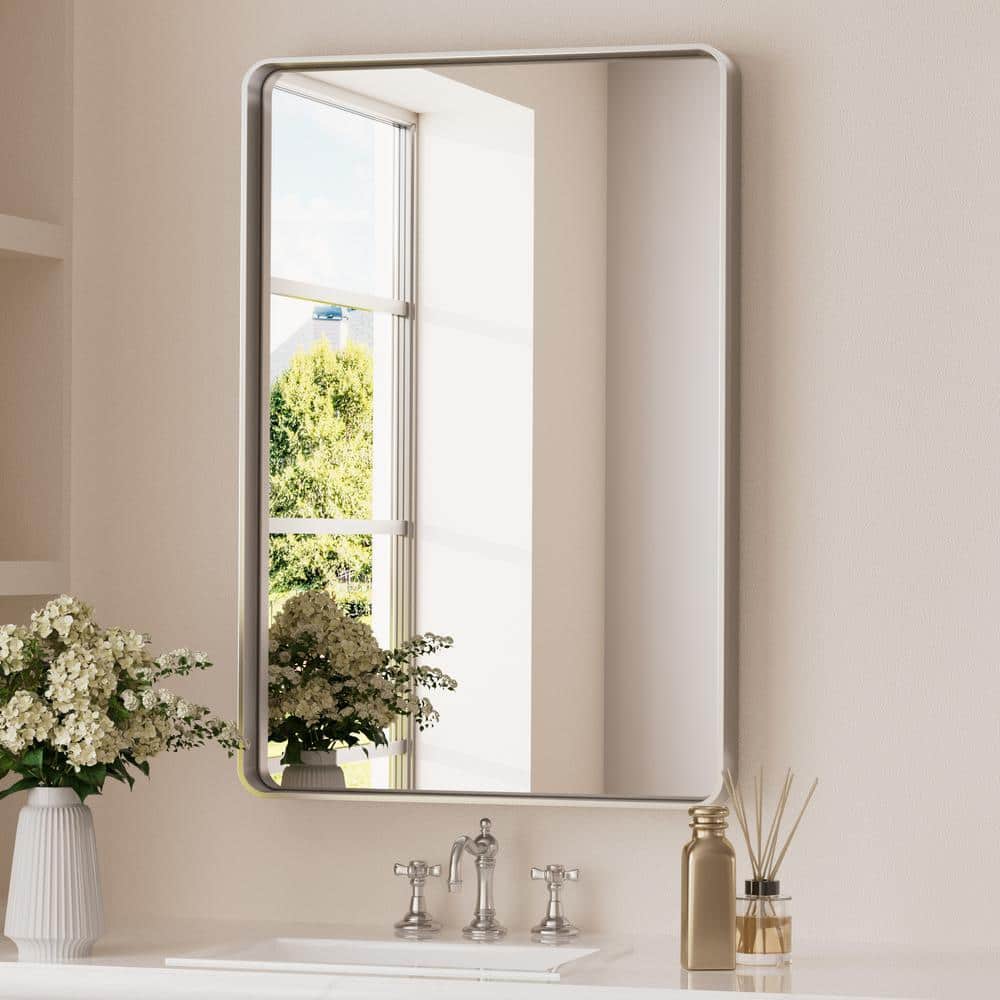 TETOTE 24 in. W x 36 in. H Rectangular Metal Framed Wall Mount