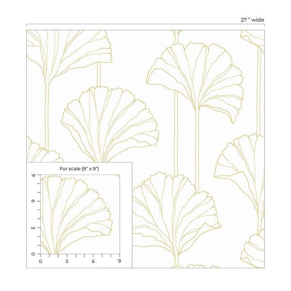Tissu déco Linenlook premium Ginko leaf