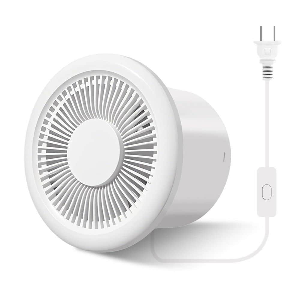 Wudkey 1-Piece Bathroom Accessory Set in White, 4 in. Ceiling and