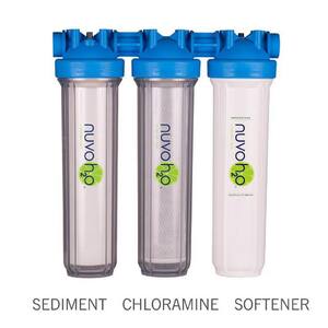 Manor Trio Water Whole House Water Softener Plus Sediment and Chloramine Filtration System