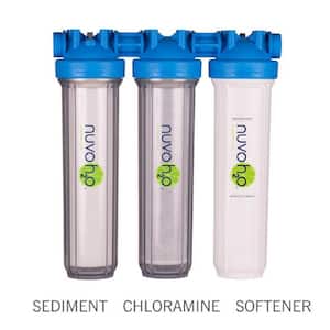 Manor Trio Water Whole House Water Softener Plus Sediment and Chloramine Filtration System