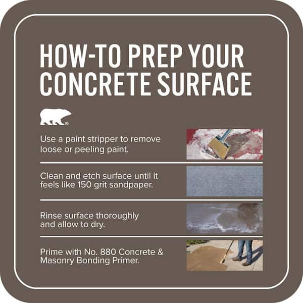 BEHR PREMIUM - 1 gal. #N200-7 Underground Self-Priming 1-Part Epoxy Satin Interior/Exterior Concrete and Garage Floor Paint