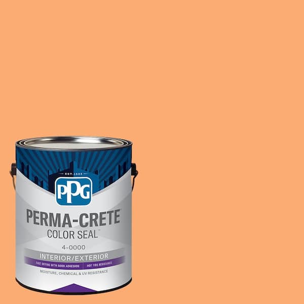 Perma-Crete Color Seal 1 gal. PPG1197-5 Orange Marmalade Satin Interior/Exterior Concrete Stain