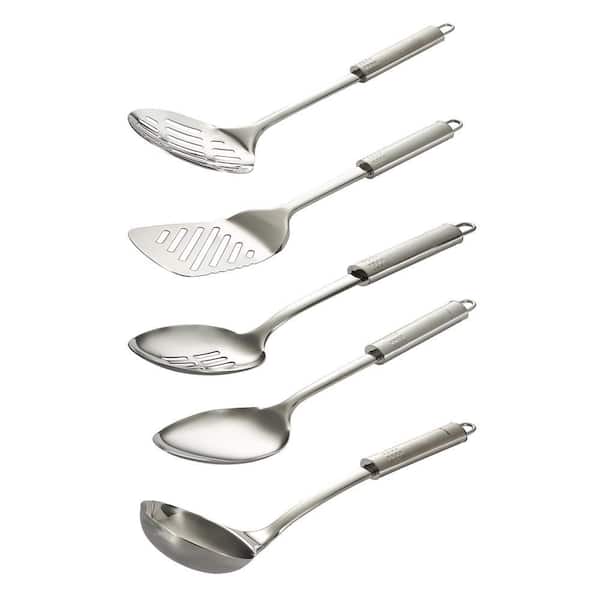5-Piece Stainless Steel Cooking Utensils Set