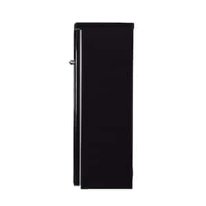 8.3 cu. Ft. Classic Retro Upright Freezer Frost Free 24 in. 110V w/ 6 Drawers in Black