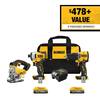20V MAX Lithium-Ion Cordless 2-Tool Combo Kit and 20V MAX Cordless Jig Saw with (2) POWERSTACK 1.7Ah Batteries & Charger