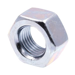 Grade 5, 7/16 in.-20 Finished Hex Nuts Grade 5 Zinc Plated Steel (25-Pack)