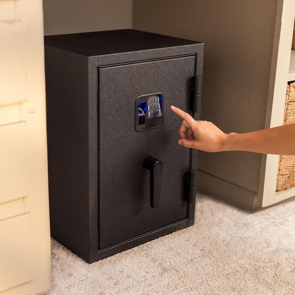 VenoTech Biometric 1.0 cu. ft. Waterproof and Fireproof Home Safe