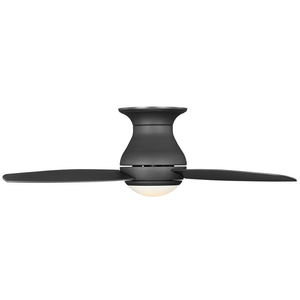 Batalie Breeze 52" Bronze Ceiling Fan with Palm Leaf Blades