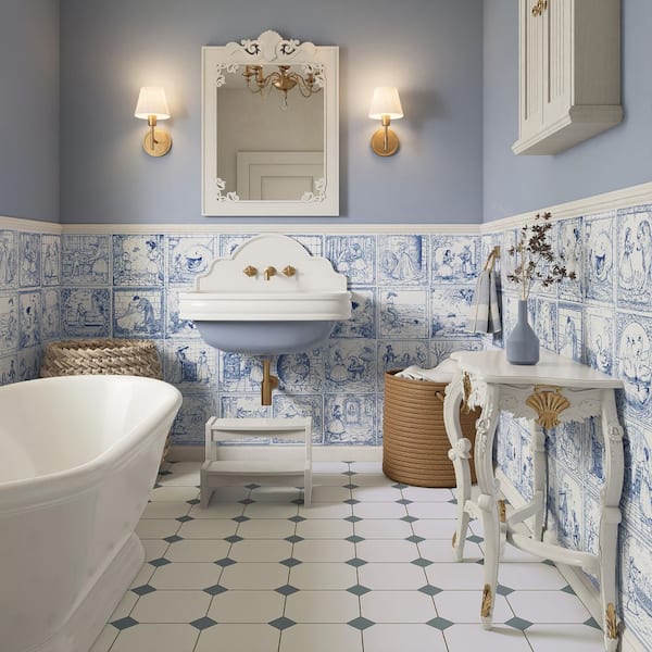 Once Upon A Tile 10 in. x 10 in. Porcelain Floor and Wall Tile (10.88 sq. ft. /Case)