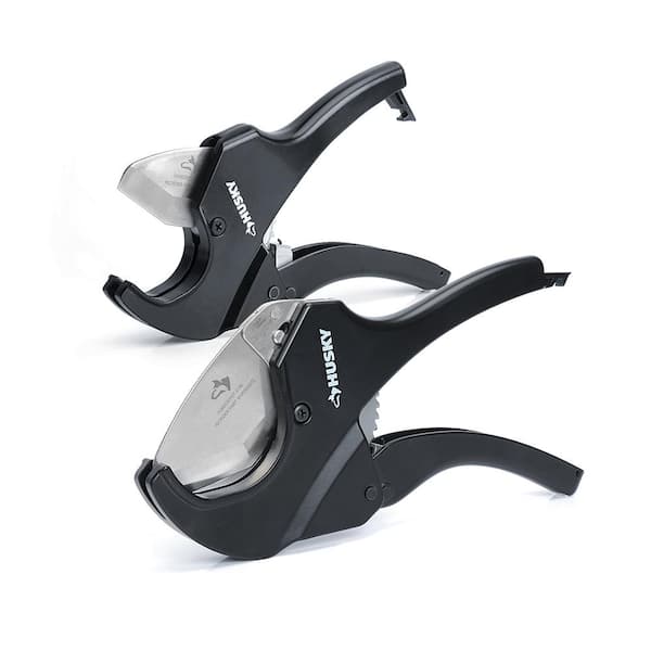 2-Piece, 1-1/4 in and 2 in. Ratcheting PVC Cutters
