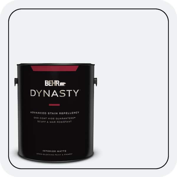 BEHR DYNASTY 1 gal. #BL-W10 Maui Mist Matte Interior Stain-Blocking Paint & Primer