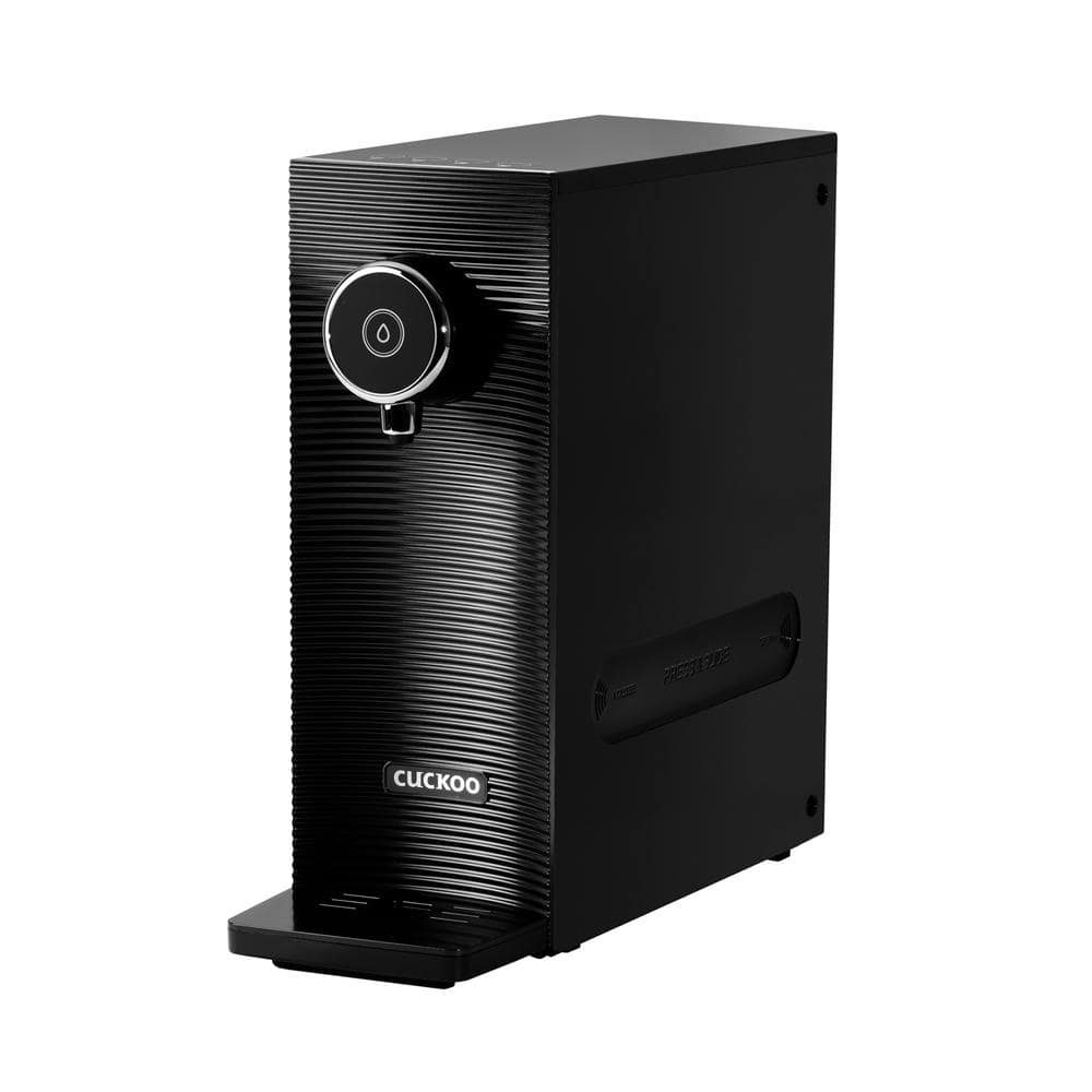 Cuckoo Tankless Countertop Water Purifier Dispenser In Black Cp Mn031bk The Home Depot