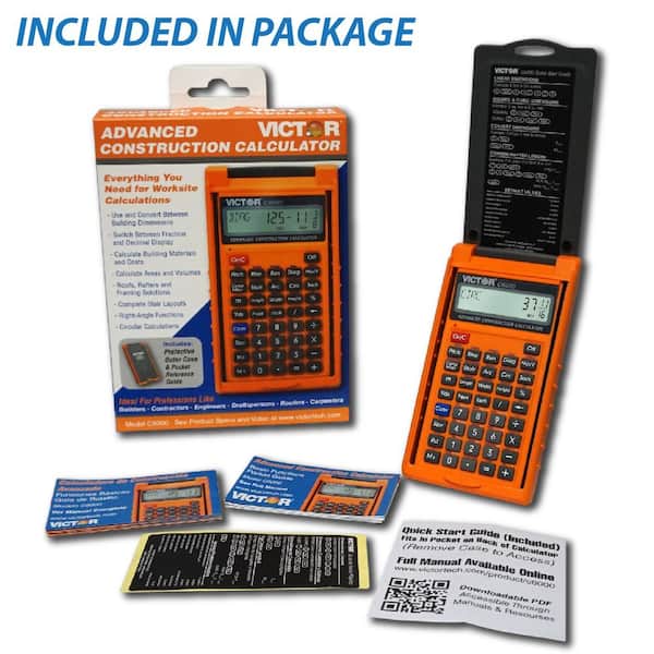 Victor　C6000　Advanced　Construction　Calculator　Technology　Home　Depot　Victor　The