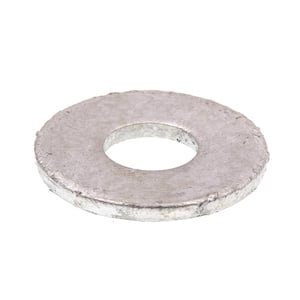 1/2 in. x 1-3/8 in. O.D. USS Hot Galvanized Steel Flat Washers (25-Pack)