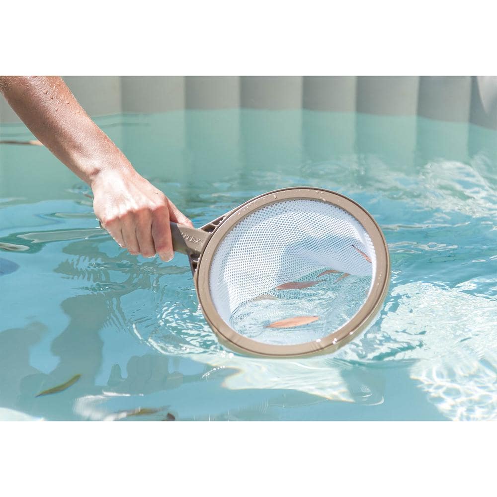 Intex PureSpa Plus 6-Person Inflatable Round Hot Tub with LED Lighting
