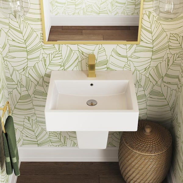 Swiss Madison Concorde 21 in. 2-Piece Wall-Mount Bathroom Sink