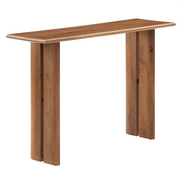 MODWAY Amistad 46" in Walnut Rectangle Wood Console Table