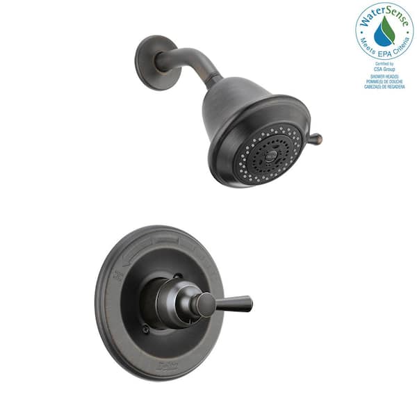 Delta Leland 1-Handle 3-Spray Shower Faucet Trim Kit in Venetian Bronze (Valve Not Included)