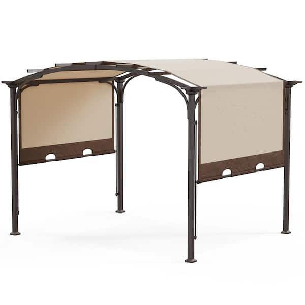 10.8 ft. W x 8.8 ft. D Metal Gazebo with Canopy
