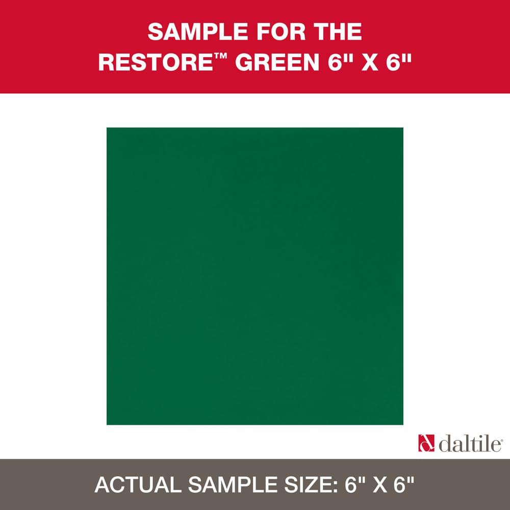 Restore Green 6 in. x 6 in. Glazed Ceramic Sample Tile price history on PriceWatchPro