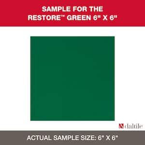 Restore Green 6 in. x 6 in. Glazed Ceramic Sample Tile