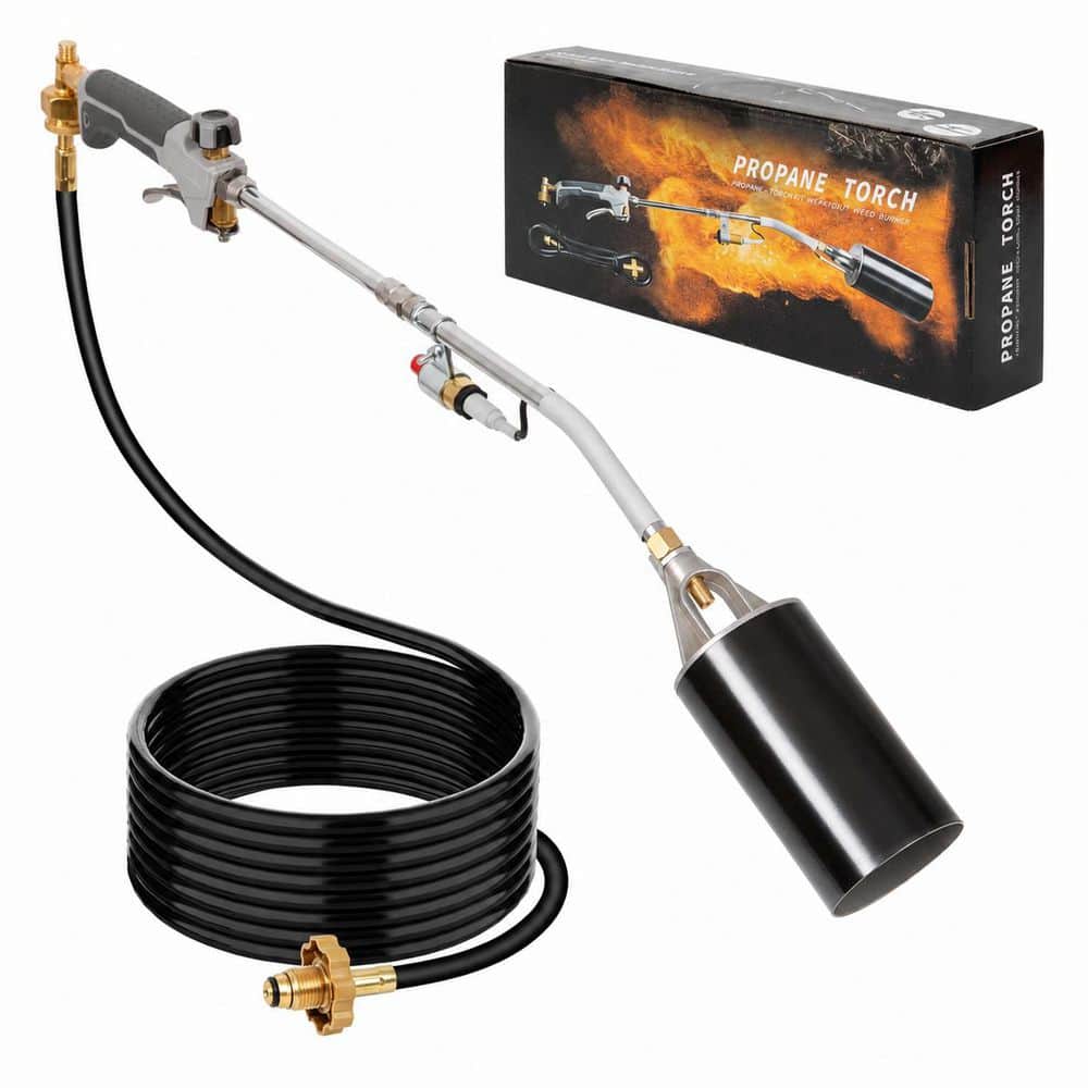 Heavy Duty Propane Torch Weed Burner Kit 1,200,000 BTU Output with 10FT Hose for Melting Snow Ice Weeds Roofing price history on PriceWatchPro