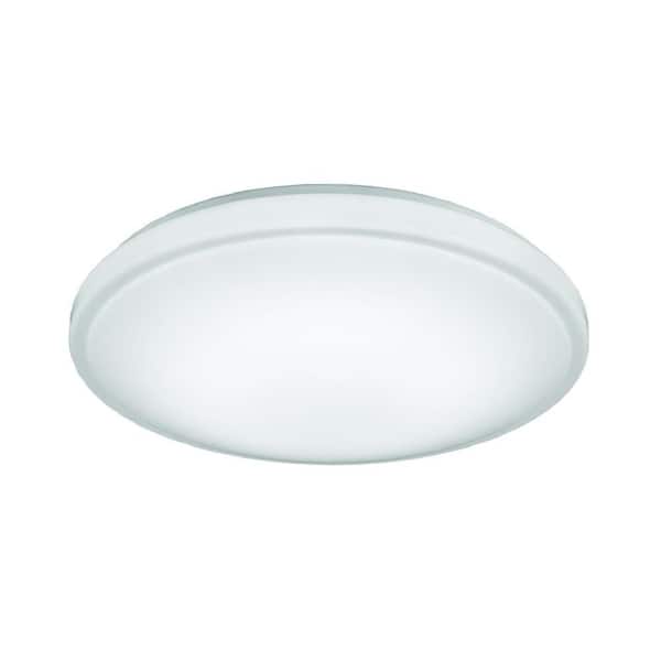 Lithonia Lighting Hildon 14 in. White LED Flushmount