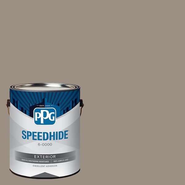 SPEEDHIDE 1 gal. PPG14-02 Nut Shell Flat Exterior Paint