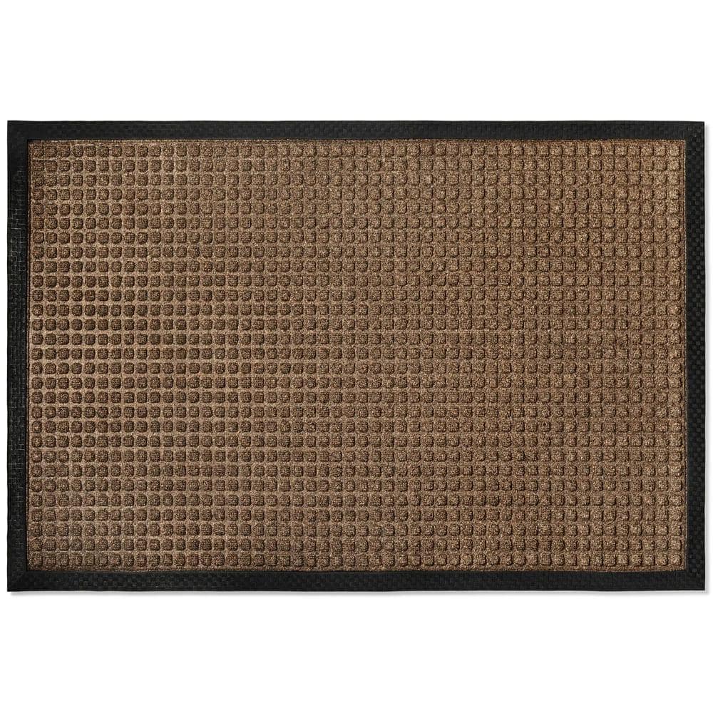 Indoor Outdoor Doormat Brown 24 in. x 36 in. Button Floor Mat price history on PriceWatchPro