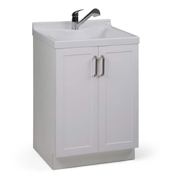Simpli Home Kyle 24 In W X 20 D, Home Depot Utility Cabinet Sink