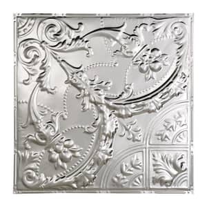 Saginaw 2 ft. x 2 ft. Nail Up Metal Ceiling Tile in Unfinished (Case of 5)
