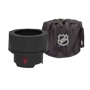 The Ridge NHL 15.7 in. x 12.5 in. Round Steel Wood Pellet Portable Fire Pit - Florida Panthers