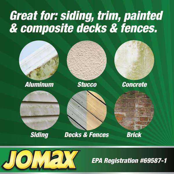 Zinsser - 1 gal. Jomax House Cleaner Killer Mold & Mildew Product (4-Pack)