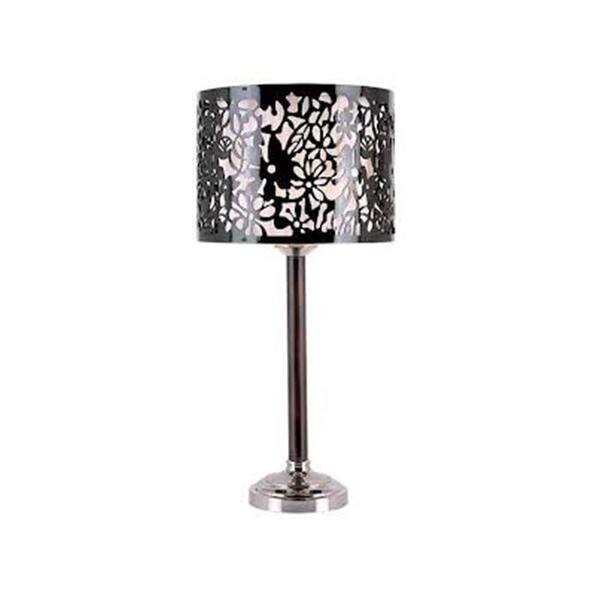 Bel Air Lighting Stewart 32.5 in. Polished Chrome Incandescent Table Lamp