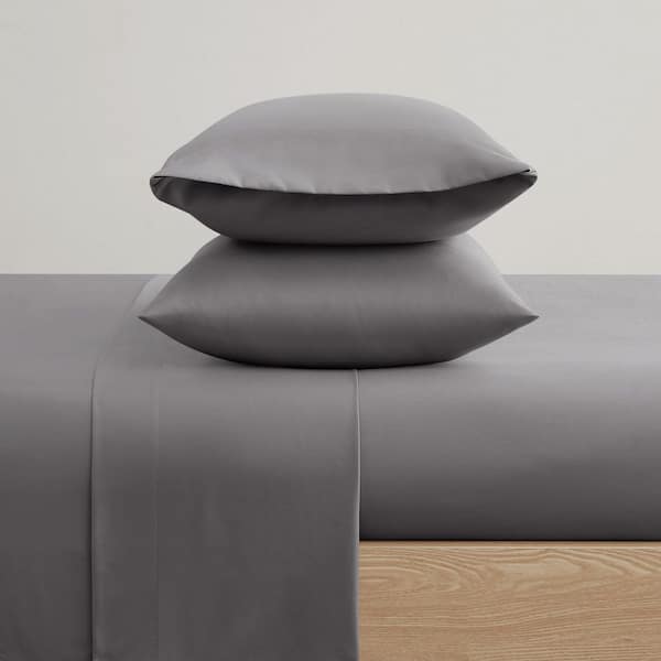 Everyday Microfiber Dark Grey Full Sheet Set
