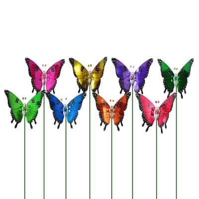 Exhart Windy Wings Garden Stake 5155 The Home Depot Exhart Windy Wings Garden Stake 5155, Decorative Garden Stakes Home Depot