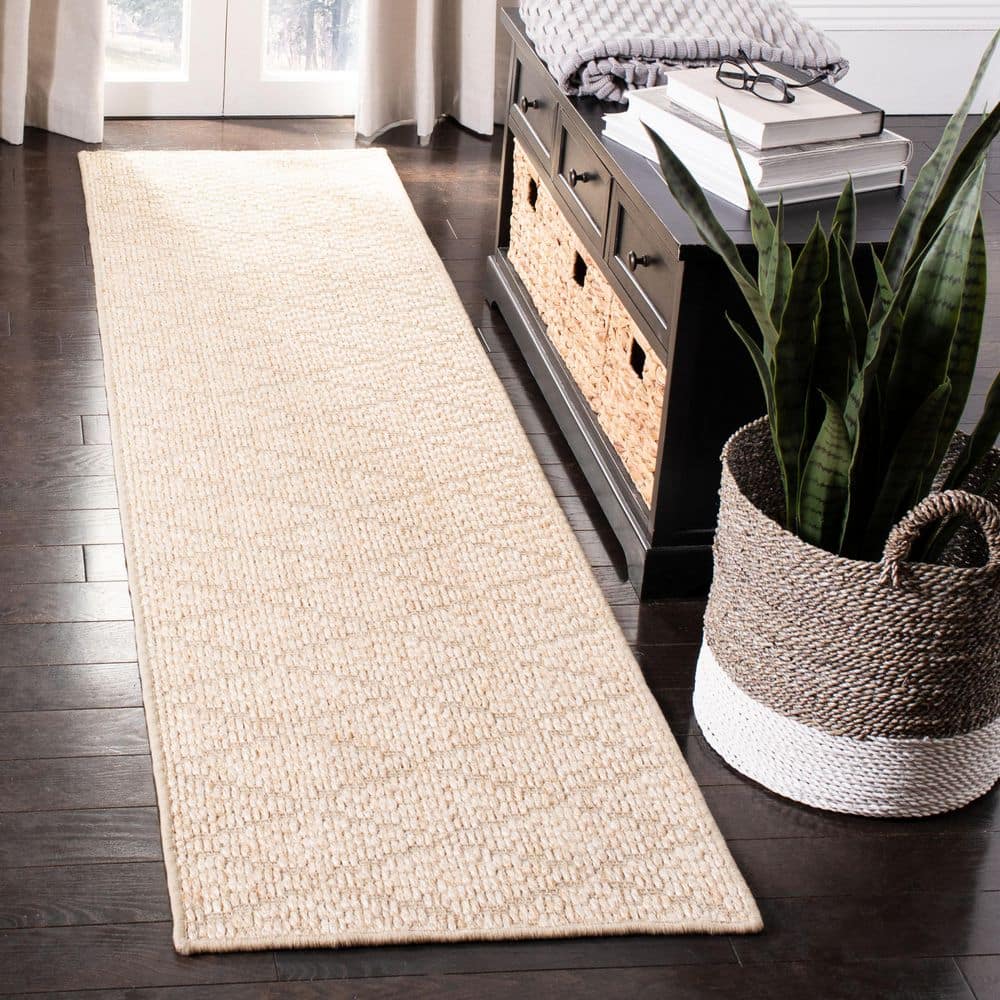 Palm Beach 2 ft. x 10 ft. Beige Diamond Knit Runner Rug price history on PriceWatchPro