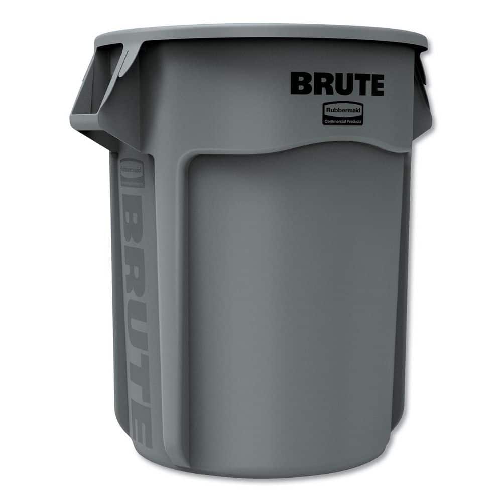 Rubbermaid Commercial Products Brute 55 Gal. Gray Plastic Round